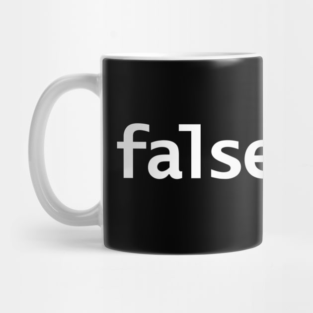 False Flag Typography White Text by ellenhenryart